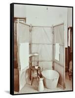Improvised Bathroom, Shoreditch Technical Institute, London, 1907-null-Framed Stretched Canvas