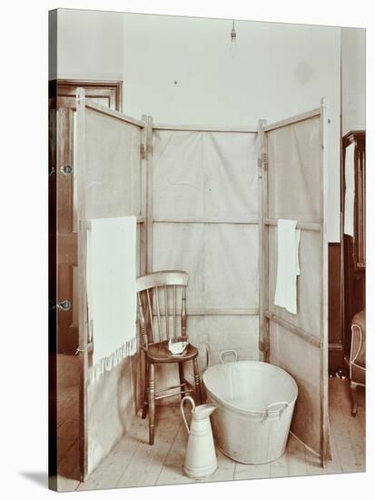 Improvised Bathroom, Shoreditch Technical Institute, London, 1907-null-Stretched Canvas