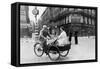 Improvised Bicycle Vehicle, German-Occupied Paris, 1940-1944-null-Framed Stretched Canvas