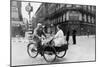 Improvised Bicycle Vehicle, German-Occupied Paris, 1940-1944-null-Mounted Giclee Print