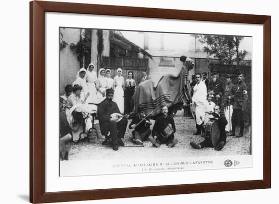 Improvised Camel, Auxiliary Hospital, Rue Lafayette, Paris, France, World War I, 1914-1918-null-Framed Giclee Print