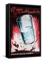Impure Water Causes More Casualties Than Shrapnel-Bardasano-Framed Stretched Canvas