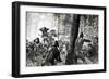 In 1765, General Edward Braddock Was Ambushed by French Soldiers and Fierce Canadian Indians-Graham Coton-Framed Giclee Print