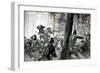 In 1765, General Edward Braddock Was Ambushed by French Soldiers and Fierce Canadian Indians-Graham Coton-Framed Giclee Print