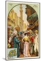 In a Bazaar in Cairo-null-Mounted Giclee Print