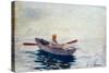In a Boat-Winslow Homer-Stretched Canvas