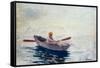 In a Boat-Winslow Homer-Framed Stretched Canvas