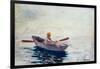 In a Boat-Winslow Homer-Framed Giclee Print