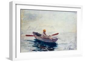 In a Boat-Winslow Homer-Framed Giclee Print