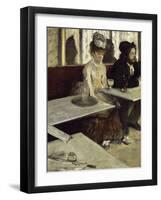 In a Cafe, 1873-Edgar Degas-Framed Premium Giclee Print