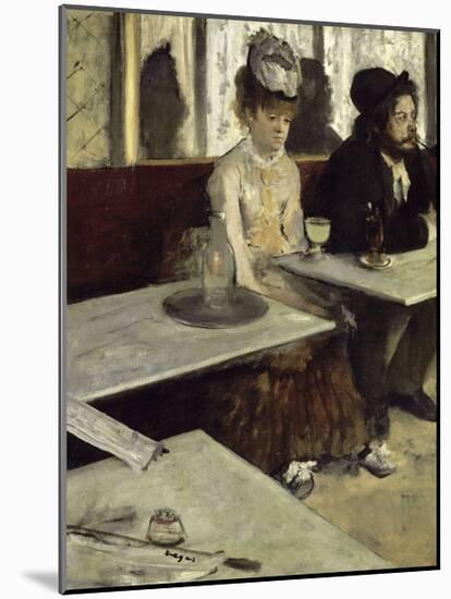 In a Cafe, 1873-Edgar Degas-Mounted Premium Giclee Print