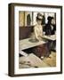 In a Café or L'Absinthe (Dans Un Café Ou L'Absinthe)-Edgar Degas-Framed Art Print