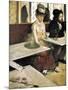 In a Café or L'Absinthe (Dans Un Café Ou L'Absinthe)-Edgar Degas-Mounted Art Print