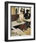 In a Café or L'Absinthe (Dans Un Café Ou L'Absinthe)-Edgar Degas-Framed Art Print