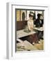 In a Café or L'Absinthe (Dans Un Café Ou L'Absinthe)-Edgar Degas-Framed Art Print