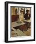 In a Cafe, or the Absinthe, 1875/76-Edgar Degas-Framed Giclee Print