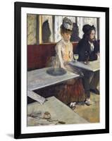 In a Cafe, or the Absinthe, c.1875-76-Edgar Degas-Framed Giclee Print