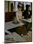 In a Cafe (The Absinthe)-Edgar Degas-Mounted Premium Giclee Print