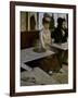 In a Cafe (The Absinthe)-Edgar Degas-Framed Giclee Print