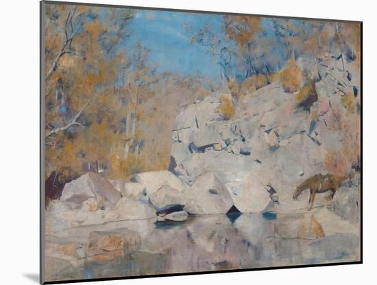 In a Corner on the Macintyre-Tom Roberts-Mounted Giclee Print