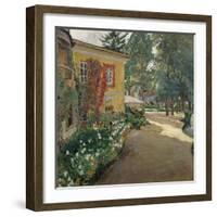 In a Country Estate, 1910-Sergei Arsenyevich Vinogradov-Framed Giclee Print