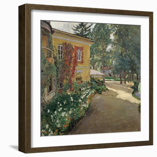 In a Country Estate, 1910-Sergei Arsenyevich Vinogradov-Framed Giclee Print