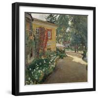 In a Country Estate, 1910-Sergei Arsenyevich Vinogradov-Framed Giclee Print