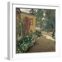 In a Country Estate, 1910-Sergei Arsenyevich Vinogradov-Framed Giclee Print