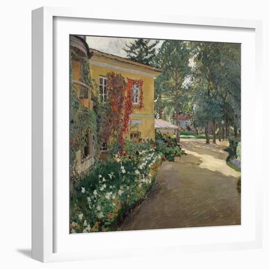 In a Country Estate, 1910-Sergei Arsenyevich Vinogradov-Framed Giclee Print