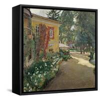 In a Country Estate, 1910-Sergei Arsenyevich Vinogradov-Framed Stretched Canvas
