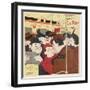 In a Crowded Coach You Can Put Your Gloves on Again Dear This is Our Station!-Jean Bellus-Framed Art Print