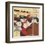 In a Crowded Coach You Can Put Your Gloves on Again Dear This is Our Station!-Jean Bellus-Framed Art Print