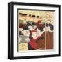 In a Crowded Coach You Can Put Your Gloves on Again Dear This is Our Station!-Jean Bellus-Framed Art Print