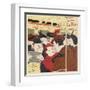 In a Crowded Coach You Can Put Your Gloves on Again Dear This is Our Station!-Jean Bellus-Framed Art Print