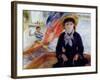 In a Dinghy-Pierre-Auguste Renoir-Framed Giclee Print