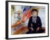 In a Dinghy-Pierre-Auguste Renoir-Framed Giclee Print