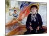 In a Dinghy-Pierre-Auguste Renoir-Mounted Giclee Print