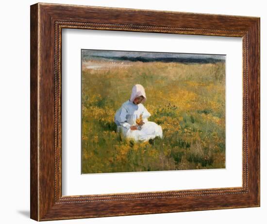 In a Field of Buttercups-Marianne Stokes-Framed Giclee Print