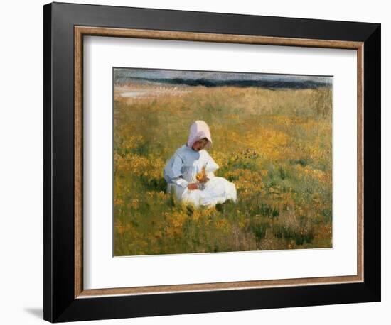 In a Field of Buttercups-Marianne Stokes-Framed Giclee Print