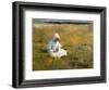 In a Field of Buttercups-Marianne Stokes-Framed Giclee Print