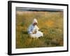 In a Field of Buttercups-Marianne Stokes-Framed Giclee Print