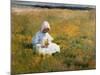 In a Field of Buttercups-Marianne Stokes-Mounted Giclee Print