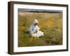 In a Field of Buttercups-Marianne Stokes-Framed Premium Giclee Print