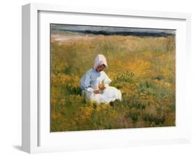 In a Field of Buttercups-Marianne Stokes-Framed Premium Giclee Print