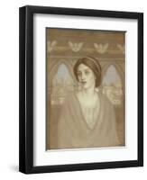 In a Florentine Cloister-Lowell Dyer-Framed Giclee Print