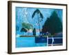 In a Garden, Lisbon, 1981-David Alan Redpath Michie-Framed Giclee Print