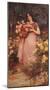 In a Garden of Roses-Ford Madox Brown-Mounted Art Print