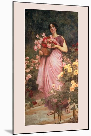 In a Garden of Roses-Richard Willes Maddox-Mounted Art Print