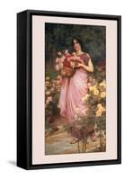 In a Garden of Roses-Richard Willes Maddox-Framed Stretched Canvas