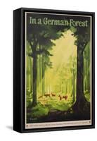 In a German Forest', Poster Advertising Tourism in Germany, C.1935 (Colour Litho)-Jupp Wiertz-Framed Stretched Canvas